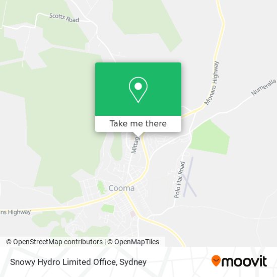Snowy Hydro Limited Office map