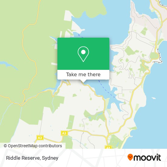 Mapa Riddle Reserve