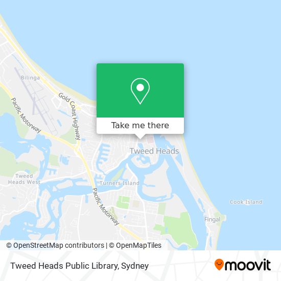 Tweed Heads Public Library map