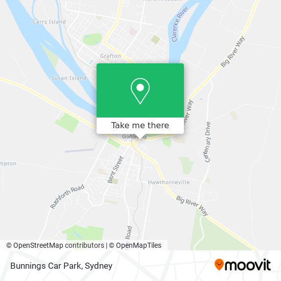 Bunnings Car Park map