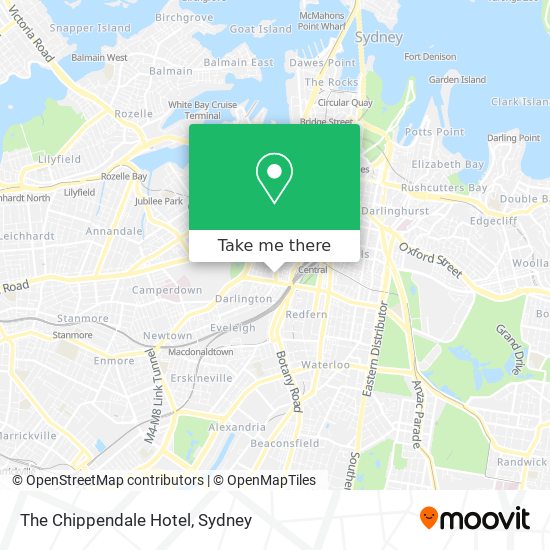 Mapa The Chippendale Hotel