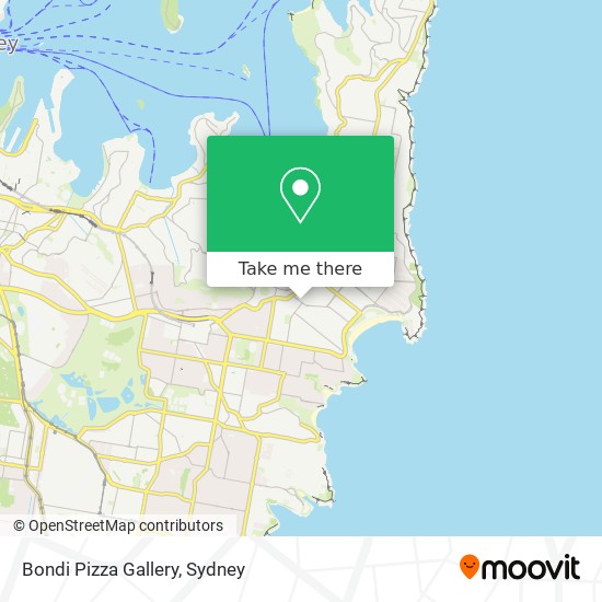 Bondi Pizza Gallery map