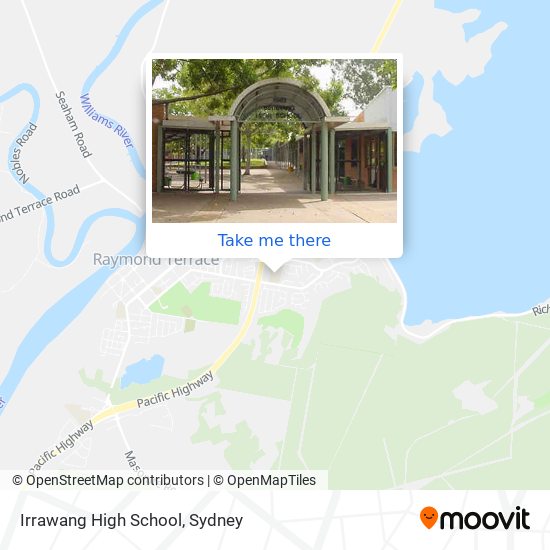 Irrawang High School map