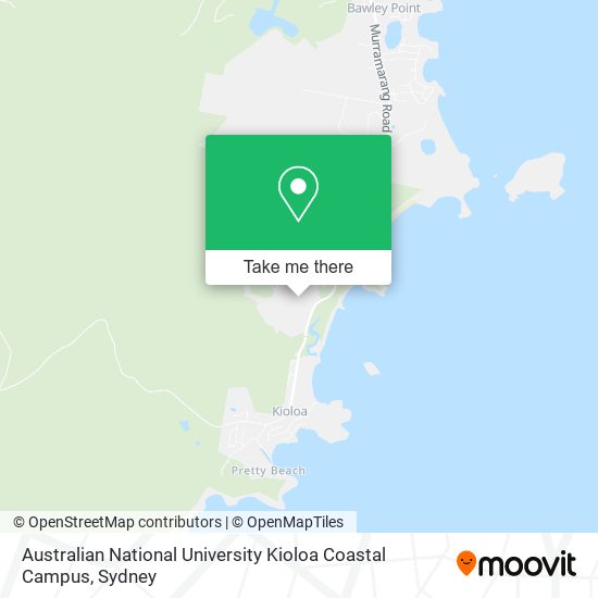 Australian National University Kioloa Coastal Campus map