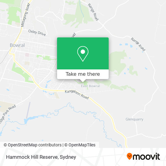 Hammock Hill Reserve map