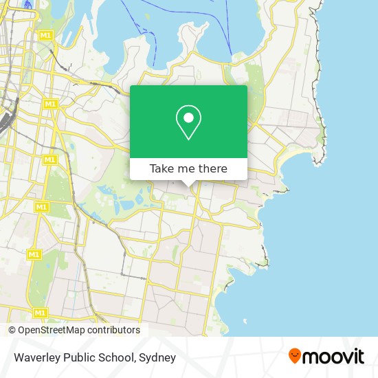 Waverley Public School map