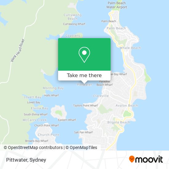 Pittwater map