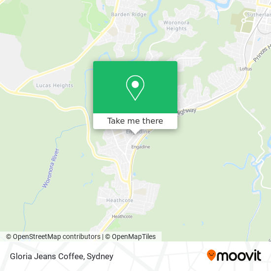 Gloria Jeans Coffee map