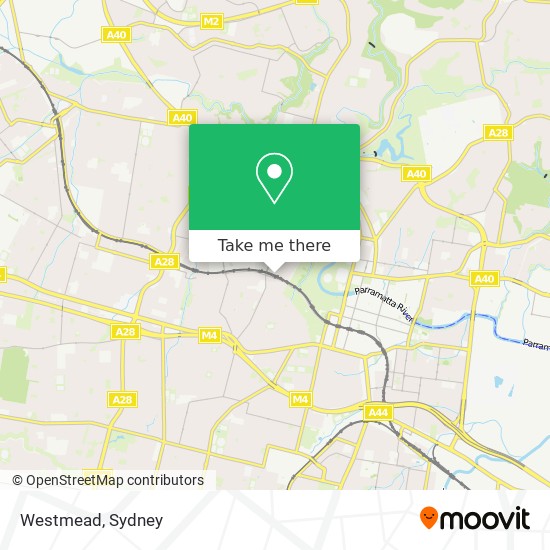 Mapa Westmead