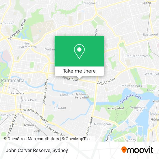 John Carver Reserve map