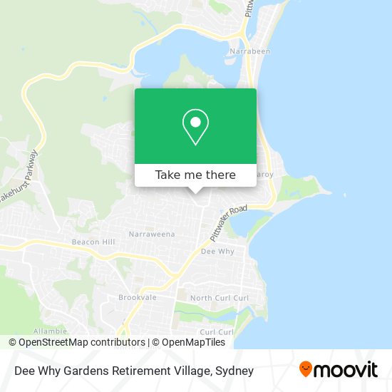 Dee Why Gardens Retirement Village map