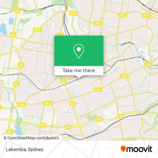 Lakemba map