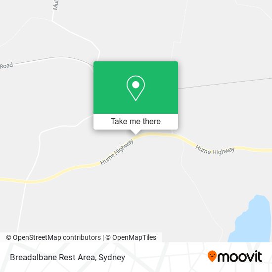 Breadalbane Rest Area map