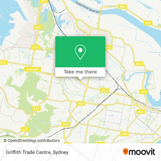 Griffith Trade Centre map
