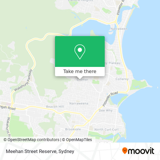 Mapa Meehan Street Reserve