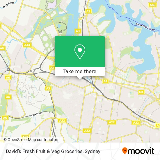 Mapa David's Fresh Fruit & Veg Groceries