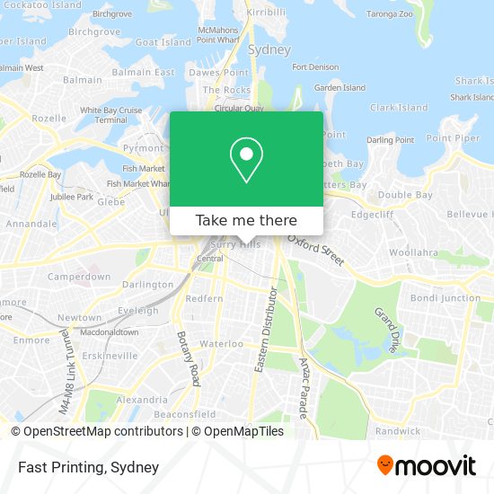 How To Get To Fast Printing In Surry Hills By Bus Or Train