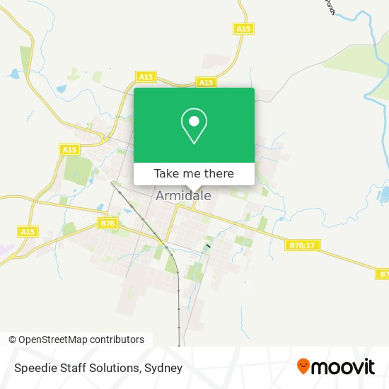 Mapa Speedie Staff Solutions