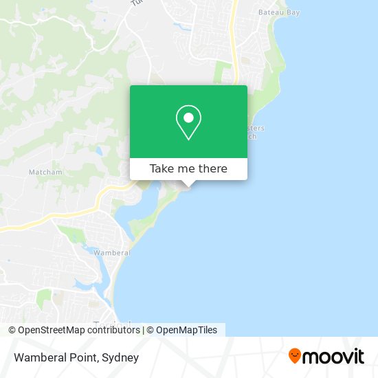 Wamberal Point map