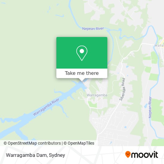 Warragamba Dam map