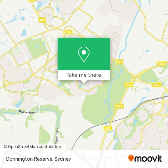 Mapa Donnington Reserve