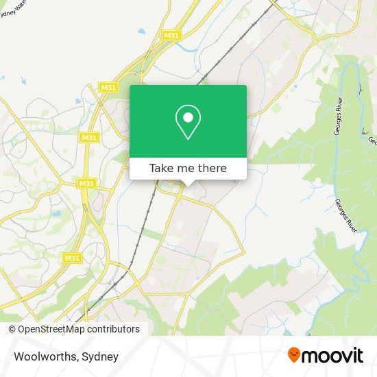 Mapa Woolworths