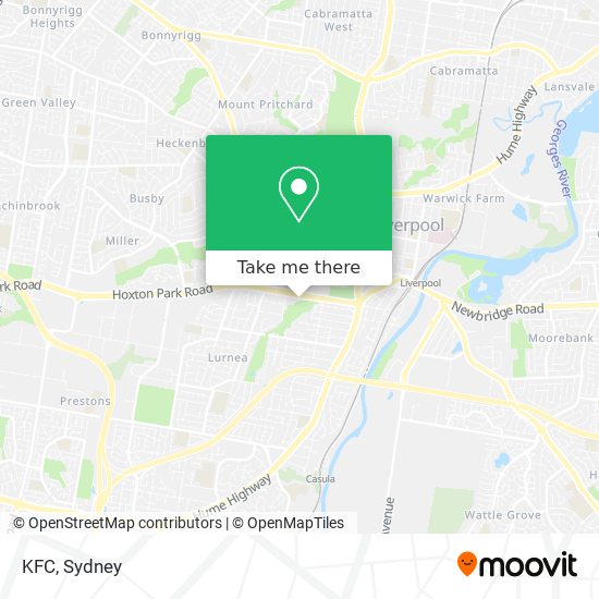 KFC map