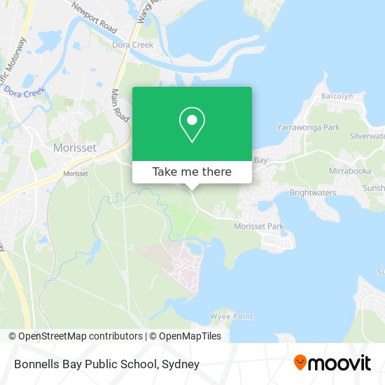 Mapa Bonnells Bay Public School