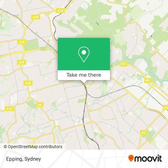 Mapa Epping