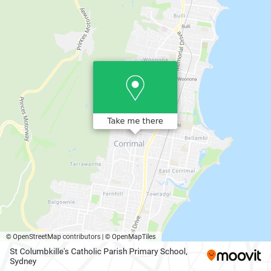 St Columbkille's Catholic Parish Primary School map