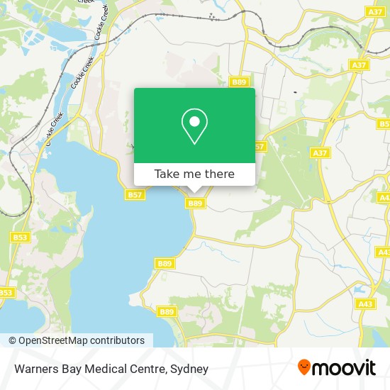 Warners Bay Medical Centre map