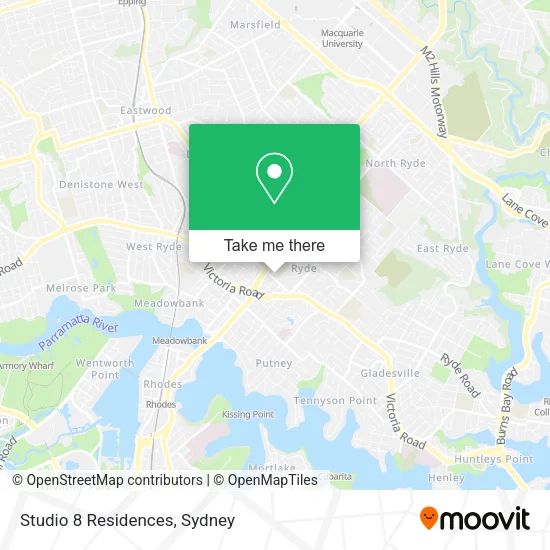 Studio 8 Residences map
