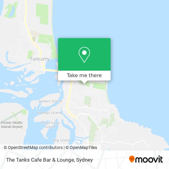 The Tanks Cafe Bar & Lounge map