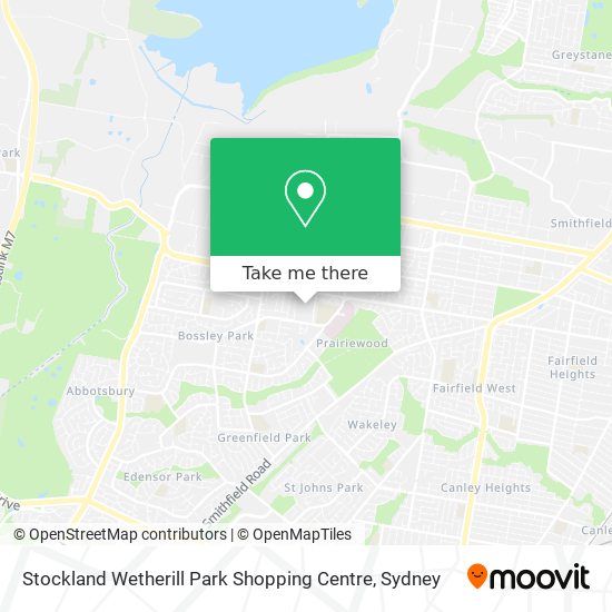 Stockland Wetherill Park Shopping Centre map