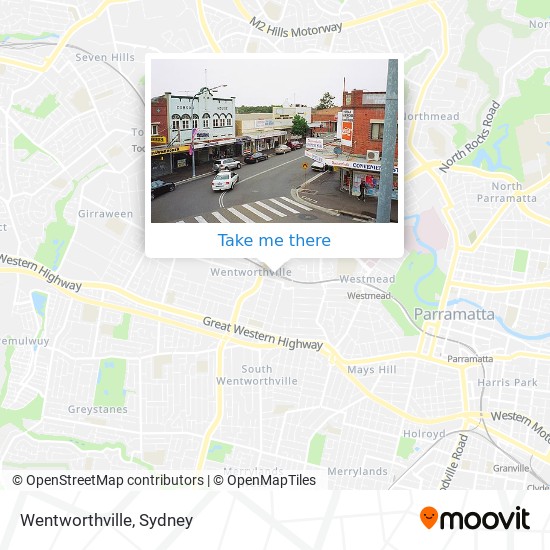 Wentworthville map