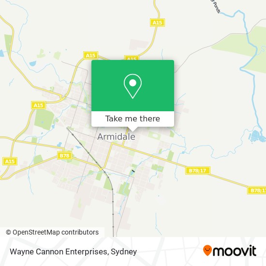 Mapa Wayne Cannon Enterprises