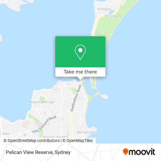 Pelican View Reserve map