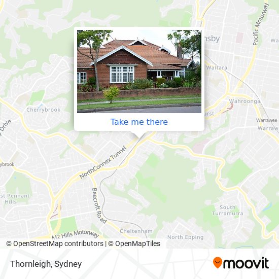 Mapa Thornleigh