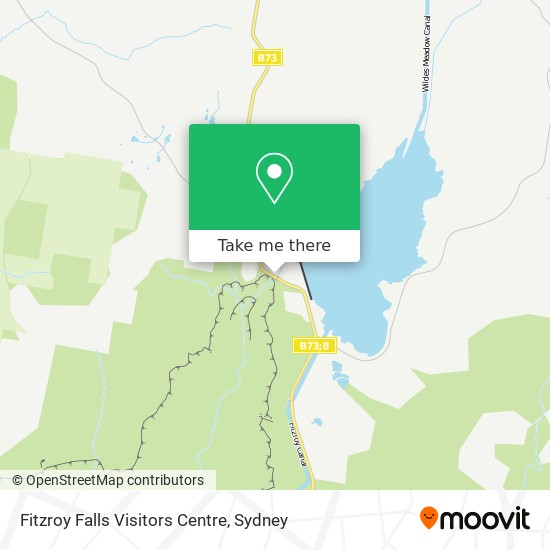 Fitzroy Falls Visitors Centre map
