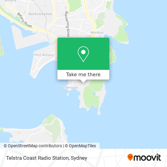 Telstra Coast Radio Station map