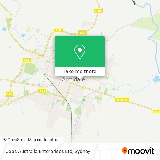 Jobs Australia Enterprises Ltd map