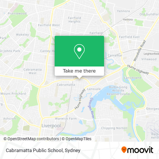 Cabramatta Public School map