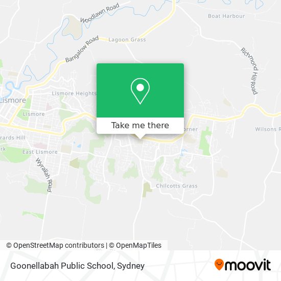 Mapa Goonellabah Public School