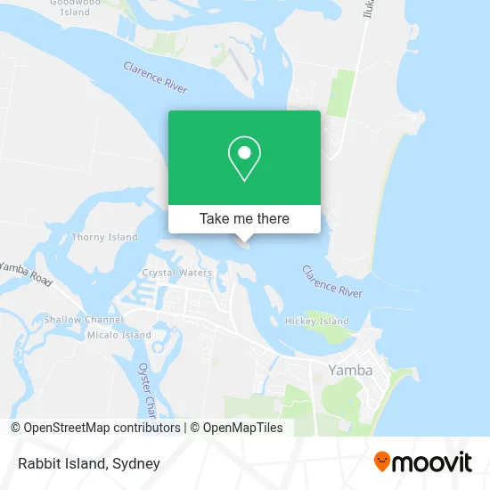 Rabbit Island map