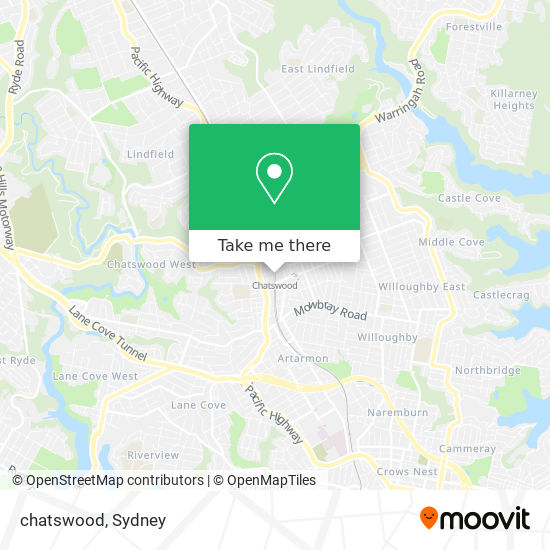 Mapa chatswood