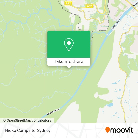 Nioka Campsite map