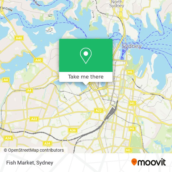 Mapa Fish Market