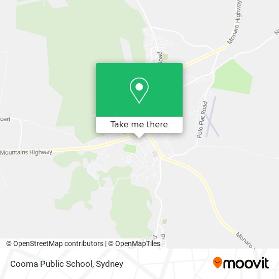 Cooma Public School map