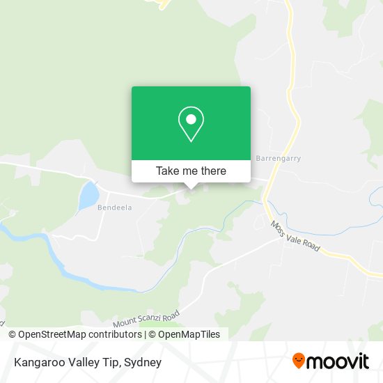 Kangaroo Valley Tip map