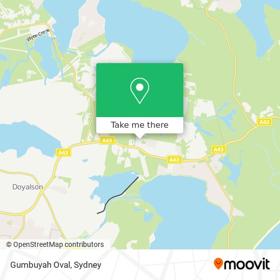 Gumbuyah Oval map